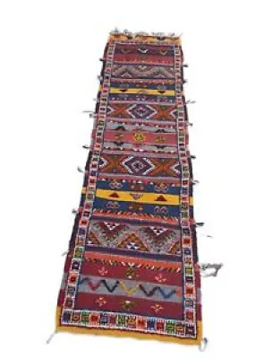  colorful Rug Kilim Moroccan - berber wool