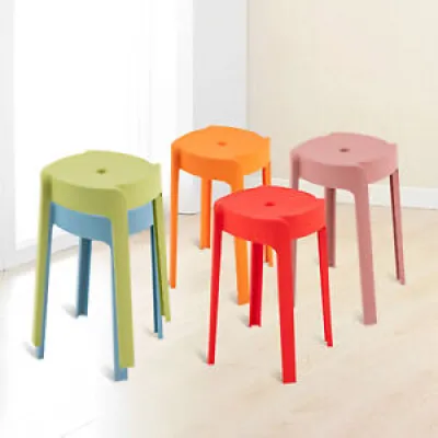 Non-Slip Portable Plastic - stool