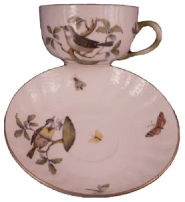 Ancien 1910 Herend Porcelaine - soucoupe