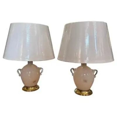 Two 1970s Hollywood Regency - lamps