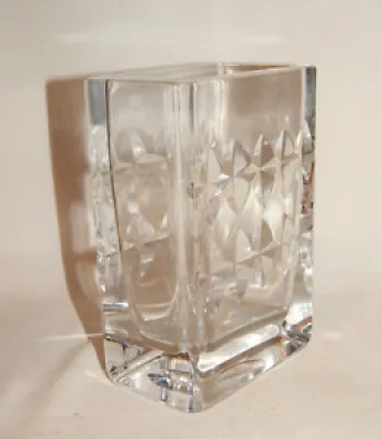 Vase verre décor poncé - kosta