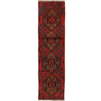 Hand Knotted Afghan Oushak - hallway runner
