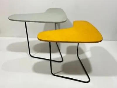 Paire de table boomerang