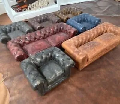 Canapé/fauteuil en cuir modèle