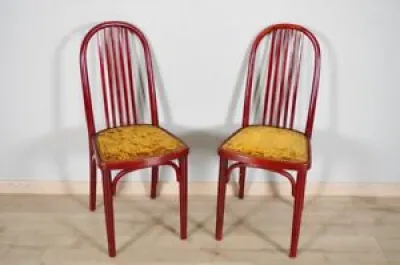 Paire de chaises par - hoffmann