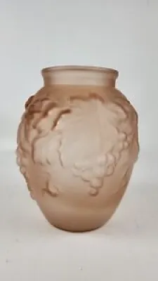 Vase en pâte de verre Art déco