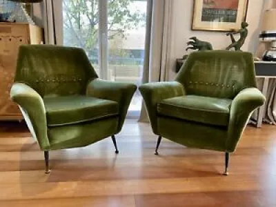 Lot de 2 fauteuils style - armchairs