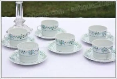 Set de 6 tasses à thé - sylvia