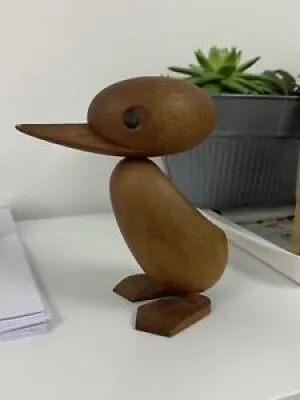 Figurine canard en bois - torben