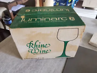 Vintage,6 verre à vin luminarc