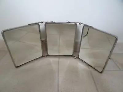 Miroir triptyque biseauté