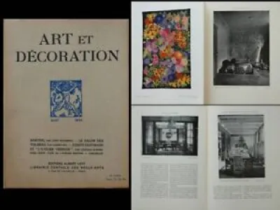 ART ET DECORATION AOUT - 1924