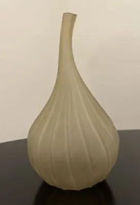 Rare Grey Salviati Vase - drops