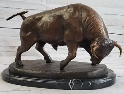 Charge Bull statue Bronze