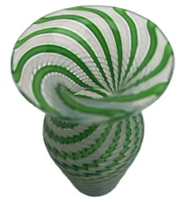 Vase Franais Clichy Verre - verts