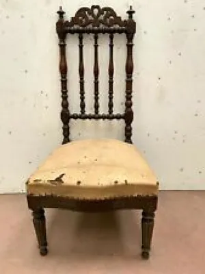 Chaise prie dieu en bois