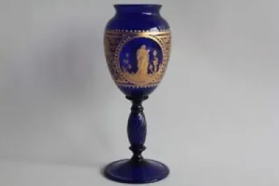 MURANO Vase verre émaillé - salviati