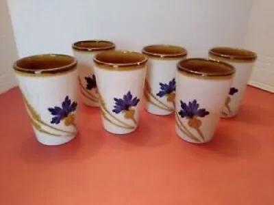 Pottery VINTAGE Set of - smf schramberg handgemalt