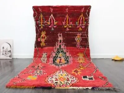 Boucherouite Moroccan - wool rug