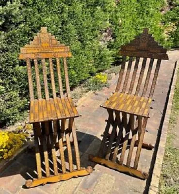 Ancienne paire de chaises - syrienne
