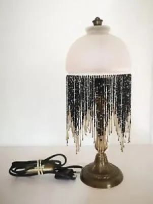 Vintage Lampe de Table - franges
