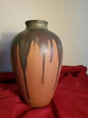 Superbe grand Vase  en - coulures