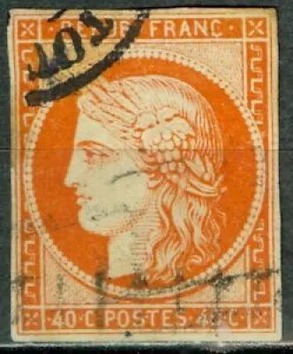 France, timbre N° 5a - vif