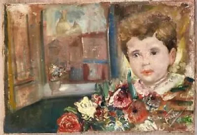 Ancien tableau peinture - frida kahlo