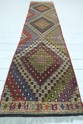 Anatolian turkish Long - runner rug