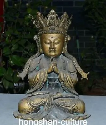 14.9 vieille statue tibétaine