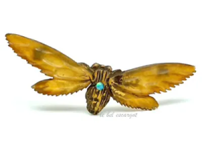 Antique Art Nouveau winged - carved