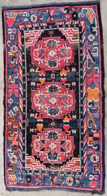 Tapis ancien rug Chinois - tibet