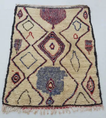 Tapis antique en laine - tulu