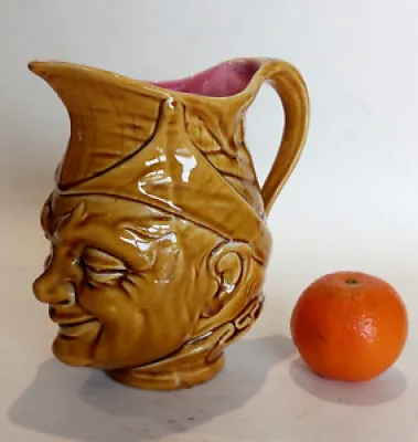 Pichet Barbotine Sarreguemines - pitcher