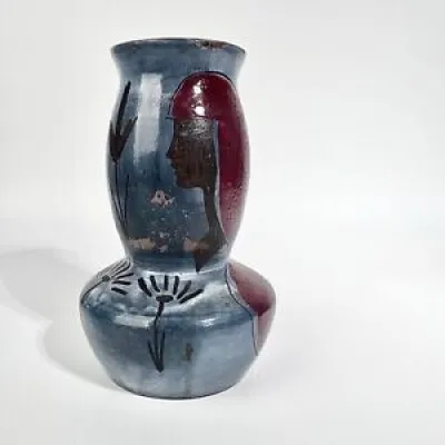 Vase visage Anthropomorphe - jourdan