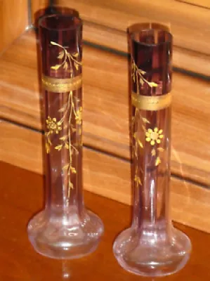 2 jolies vases soliflores - legras