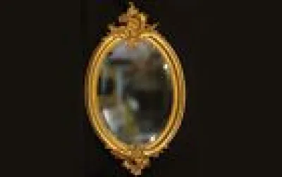 Miroir Napoléon III - gilded