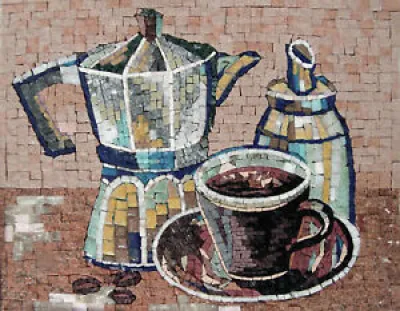 coffee Time Pitcher Morning - mosaic