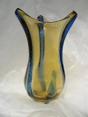 Vase en verre art années - moser