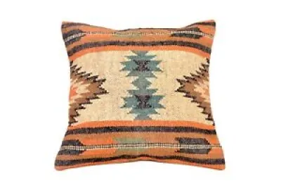 Jute Handmade Kilim cushion - cover