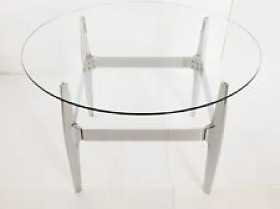 TABLE BASSE RONDE VINTAGE - knut hesterberg