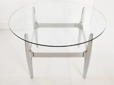 TABLE BASSE RONDE VINTAGE - knut hesterberg