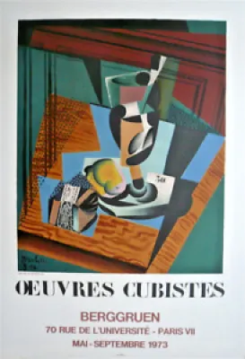 Juan Gris Affiche Lithographie - abstract
