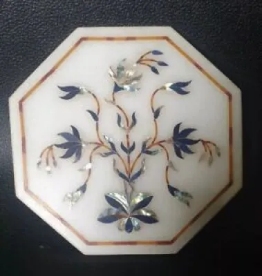 Plaque decorative marbre - octogonale