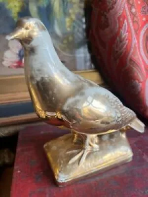 Oiseau Porcelaine Doré - colombe