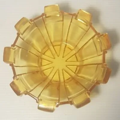 Art Deco Amber Glass - rudolf