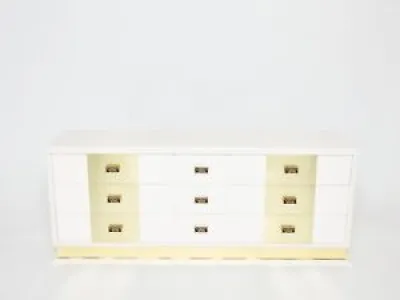 Commode laquée blanc - luciano