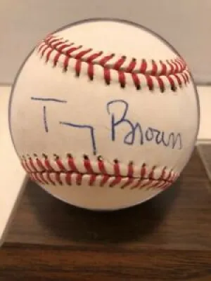 tom Brown Autographed - ball