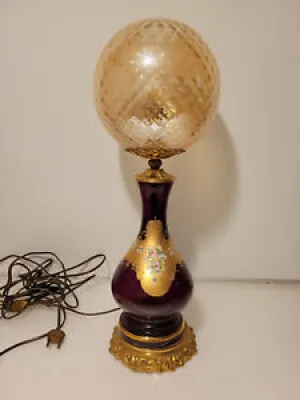 Lampe globe cristal de - crystal