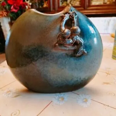 Rare vase lentille ALEXANDRE - anduze